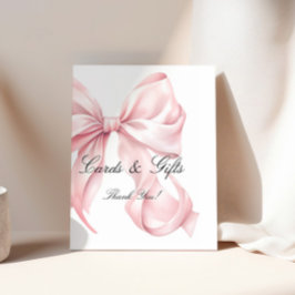 Roze Strikte Kaarten en Cadeaus Bord Poster