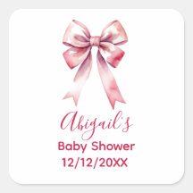 Roze Strikte Meisje Baby Shower 