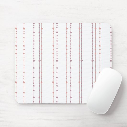 Roze String dot muis pad Muismat (Met muis)