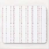 Roze String dot muis pad Muismat (Voorkant)