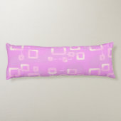 Roze Stripe College Dorm Kussen (Achterkant)