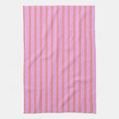 Roze Stripe Kitchen Towel Theedoek (Verticaal)