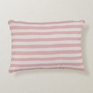 Roze Stripe Patroon Twee prachtige schaduwen van r Accent Kussen
