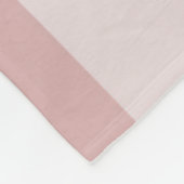 Roze Stripe Patroon Twee prachtige schaduwen van r Fleece Deken (Hoek)