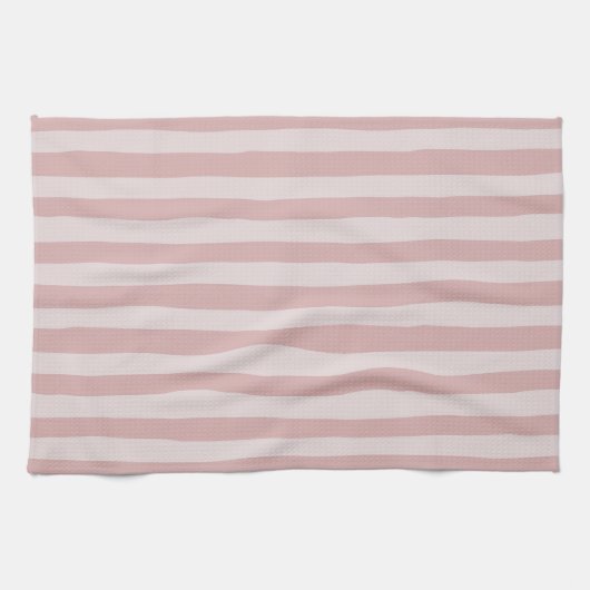 Roze Stripe Patroon Twee prachtige schaduwen van r Theedoek (Horizontaal)