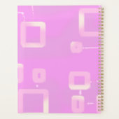 Roze Stripe Planner (Achterkant)