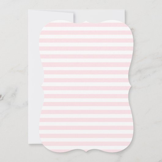  Roze Striped Bridal Shower Kaart (Achterkant)