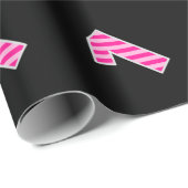Roze Stripes 1 Event # (Birthday, Jubileum) Cadeaupapier (Rol Hoek)