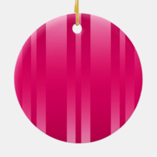 Roze stripes Achtergrond Keramisch Ornament