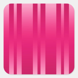 Roze stripes Achtergrond Vierkante Sticker
