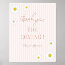Roze stripes, Daisy 1st Birthday Party Wild One