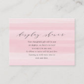 Roze Stripes Display Shower Enclosure Kaart (Voorkant)