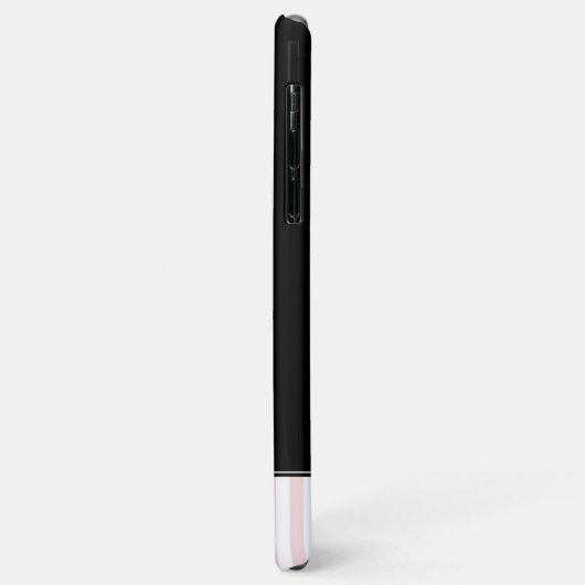 Roze stripes Eiffeltoren Case-Mate iPhone Case (Achterkant/links)