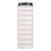 Roze stripes en Gold Deer Head Thermosbeker (Achterkant)