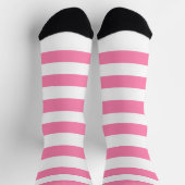 Roze stripes en schroefcontactdozen sokken (Top)