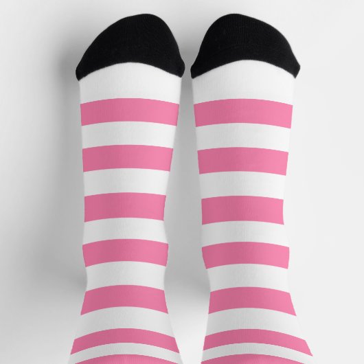 Roze stripes en schroefcontactdozen sokken (Top)