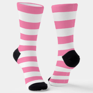 Roze stripes en schroefcontactdozen sokken