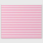 Roze stripes omslagpapier cadeaupapier (Vlak)