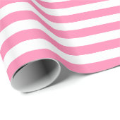 Roze stripes omslagpapier cadeaupapier (Rol Hoek)