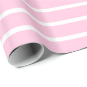 Roze stripes omslagpapier cadeaupapier (Rol Hoek)
