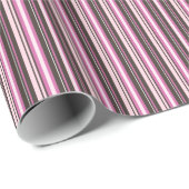 Roze stripes Patroonverlooppapier Cadeaupapier (Rol Hoek)