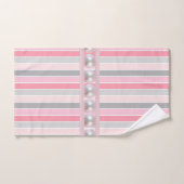 Roze stripesets voor handdoeken (Handdoek)