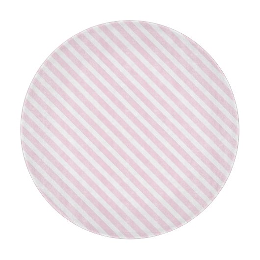 Roze stripkaart snijplank (Voorkant)