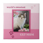 Roze stripper Cute Photo Tile Tegeltje (Voorkant)