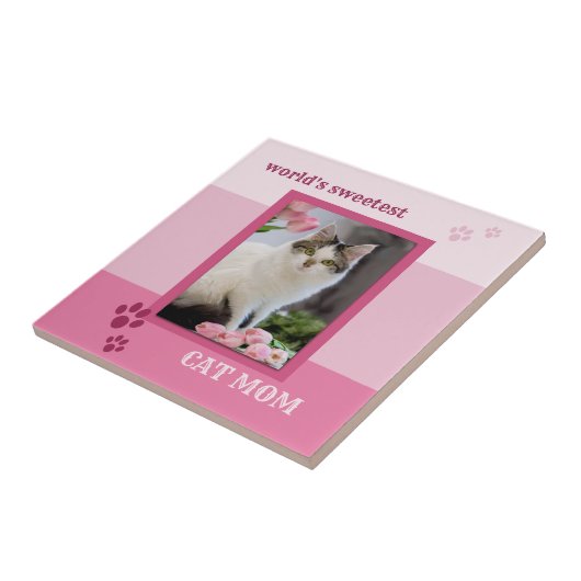 Roze stripper Cute Photo Tile Tegeltje (Zijkant)