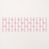 Roze strips die je Creëer je eigen kalm Yogamat (Achterkant (horizontaal))