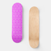 Roze strips persoonlijk skateboard (Voorkant)