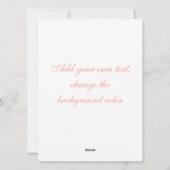 Roze strips - Teddy Bear met Valentijnse  Hart Feestdagenkaart (Achterkant)