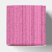 Roze stroken bedankdoosjes (Bovenkant)