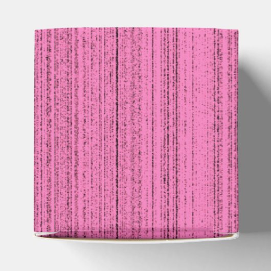 Roze stroken bedankdoosjes (Bovenkant)