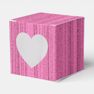 Roze stroken bedankdoosjes