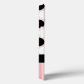 Roze stroken en grote Stippen Case-Mate iPhone Case (Achterkant / Rechts)