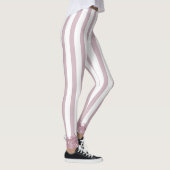 Roze stroken en kant leggings (Rechts)