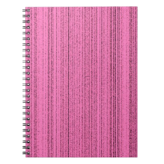 Roze stroken notitieboek (Voorkant)