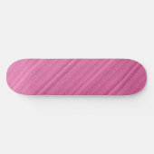 Roze stroken persoonlijk skateboard (Horizontaal)