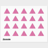 Roze stroken sticker (Vel)