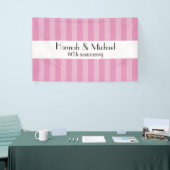 Roze stroken, strips, lijnen, Jubileum Spandoek (Beurs)