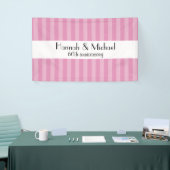 Roze stroken, strips, lijnen, Jubileum Spandoek (Beurs)