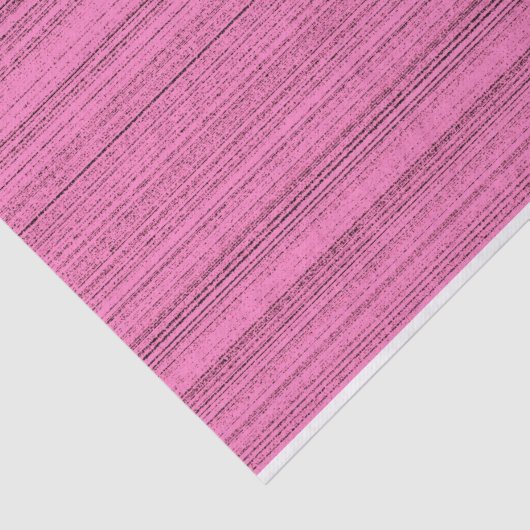 Roze stroken tissuepapier (Detail)