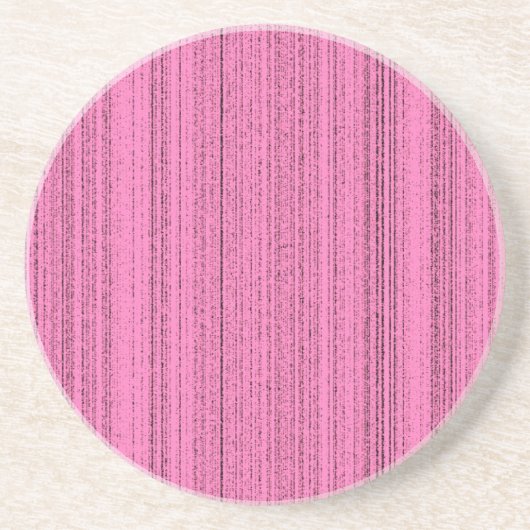 Roze stroken zandsteen onderzetter (Voorkant)