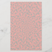 Roze strooktextuurpatroon. briefpapier (Voorkant)