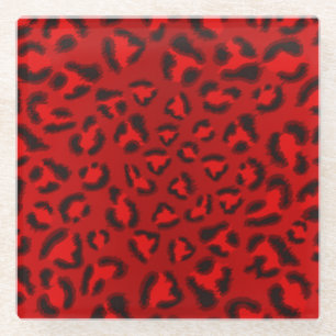 Roze strooktextuurpatroon. glazen onderzetter