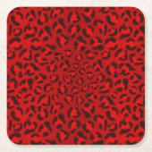 Roze strooktextuurpatroon. kartonnen onderzetters (Voorkant)