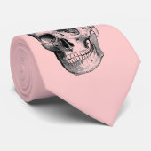 Roze Stropdas (Opgerold)