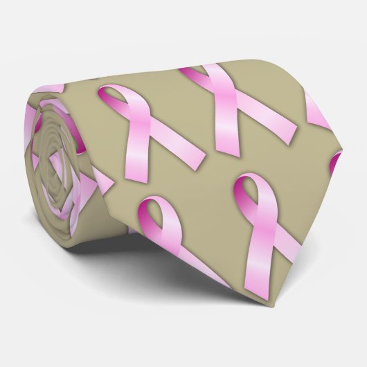 Roze Stropdas (Opgerold)