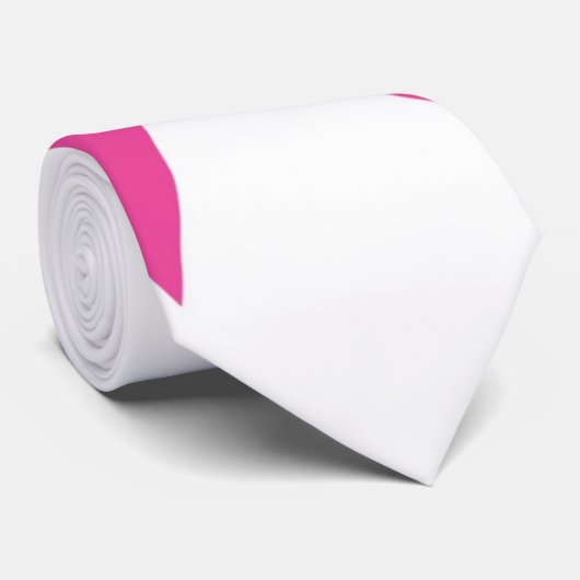 Roze Stropdas (Opgerold)